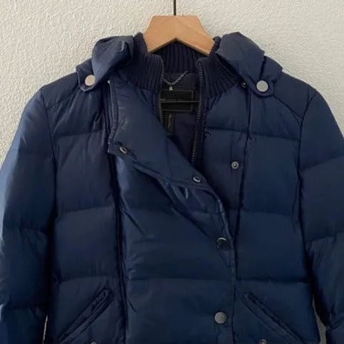 BCBG Maxazria Blue Down Filled Jacket