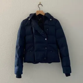BCBG Maxazria Blue Down Filled Jacket