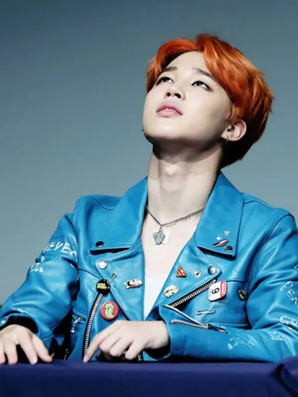 BTS Star Jimin Biker Leather Jacket