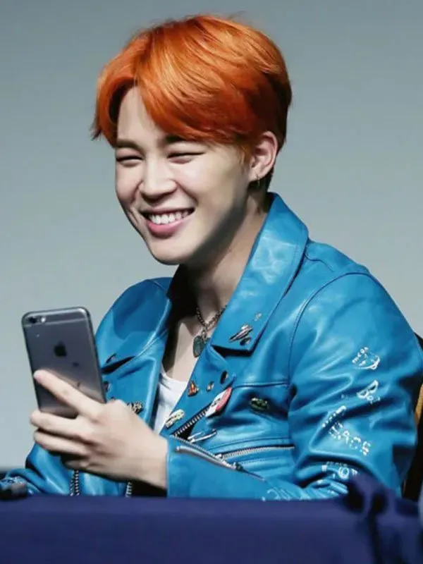 BTS Star Jimin Biker Leather Jacket