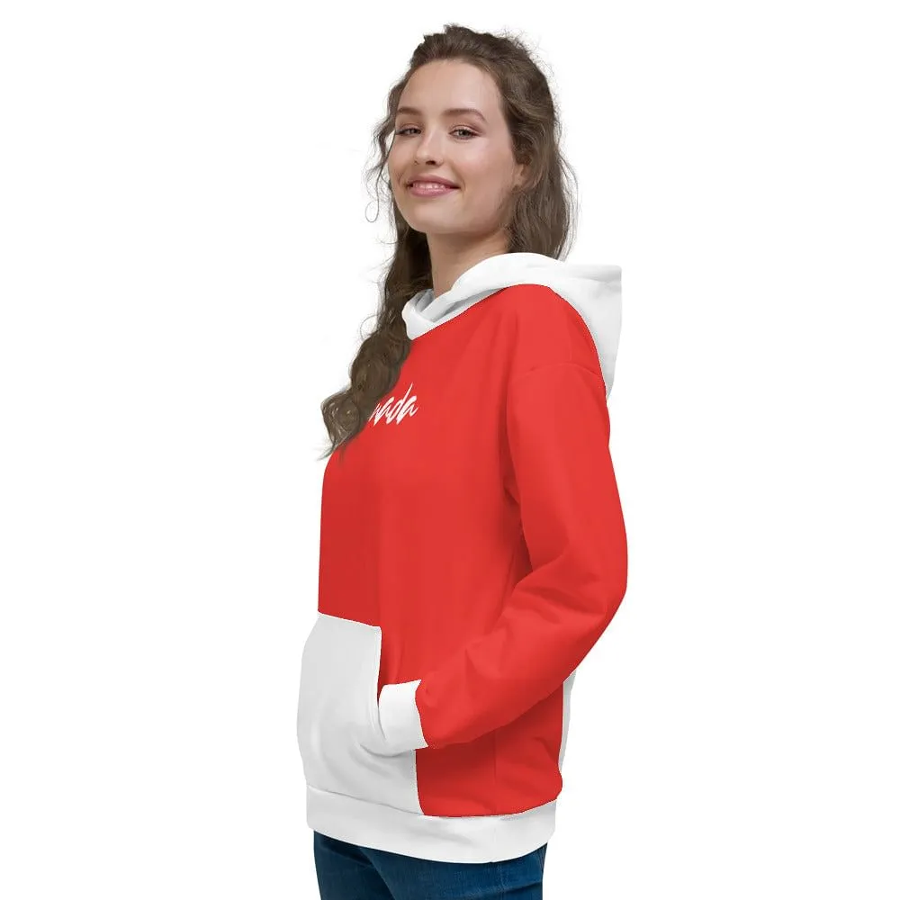 Canada Flag Hoodie / Patriot Hoodie / Red - White Hoodie