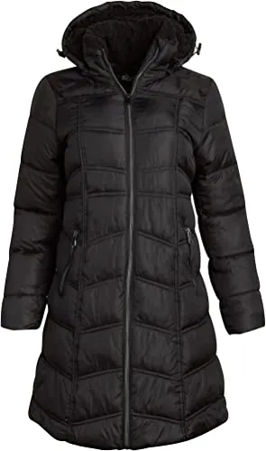 Down Blend Jacket W Woobie T Black