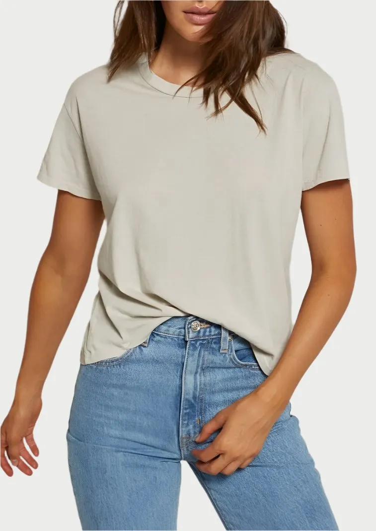 Harley Boxy Crew in Chalk