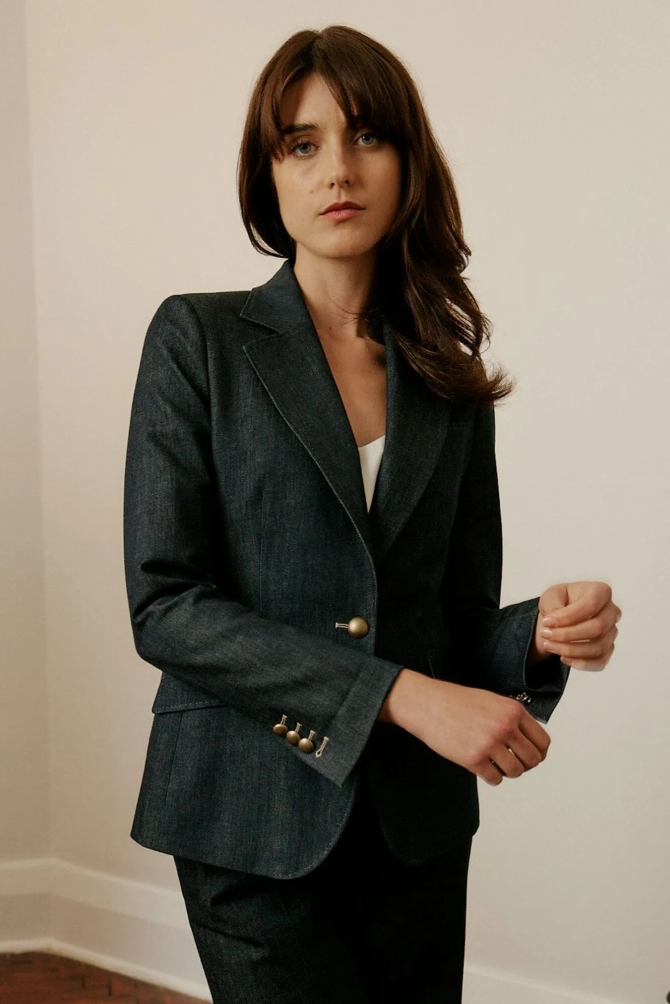 Lily Jacket - Blue Denim Cashmere