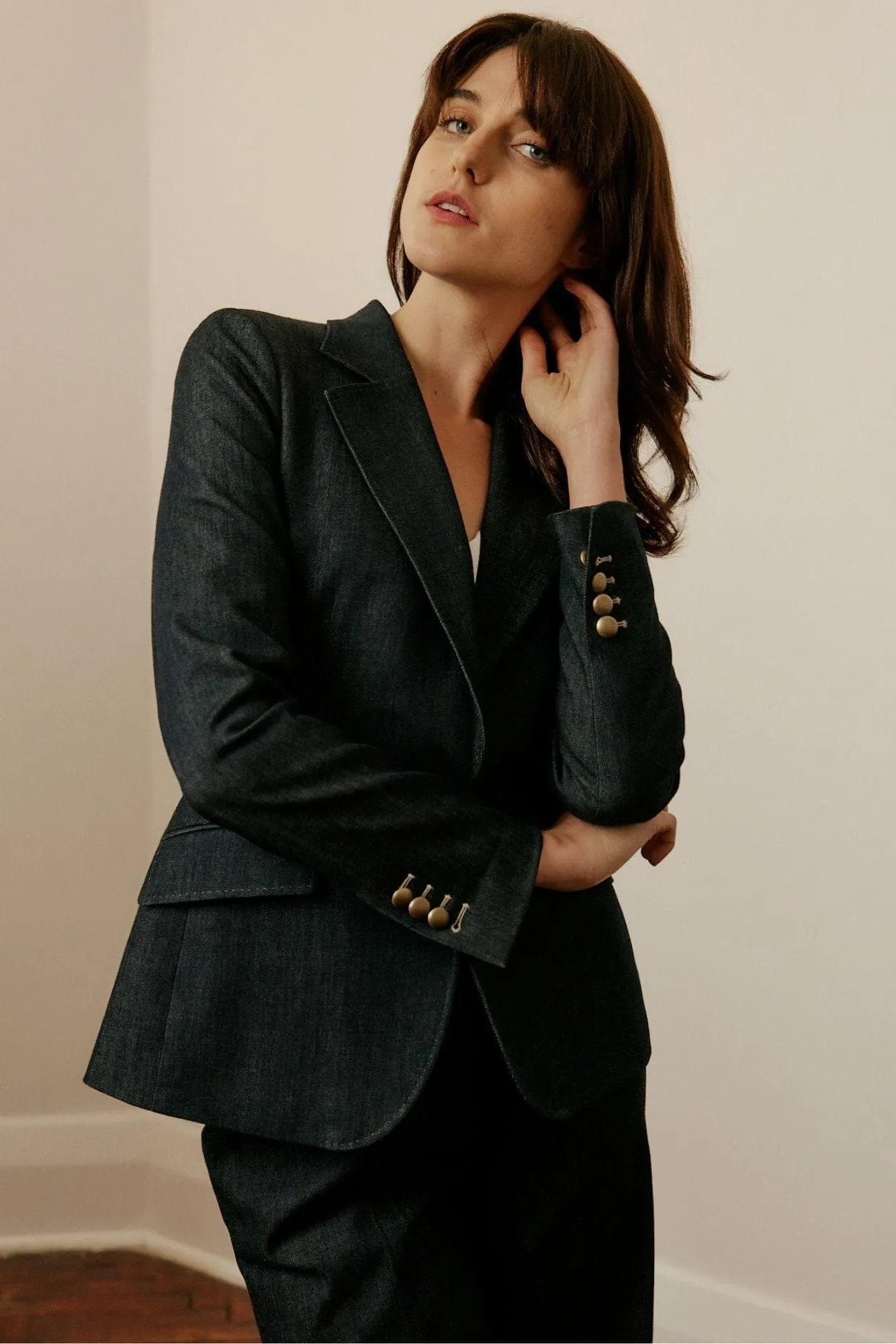 Lily Jacket - Blue Denim Cashmere