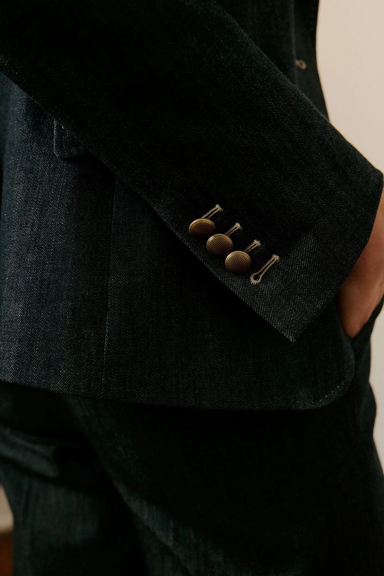 Lily Jacket - Blue Denim Cashmere