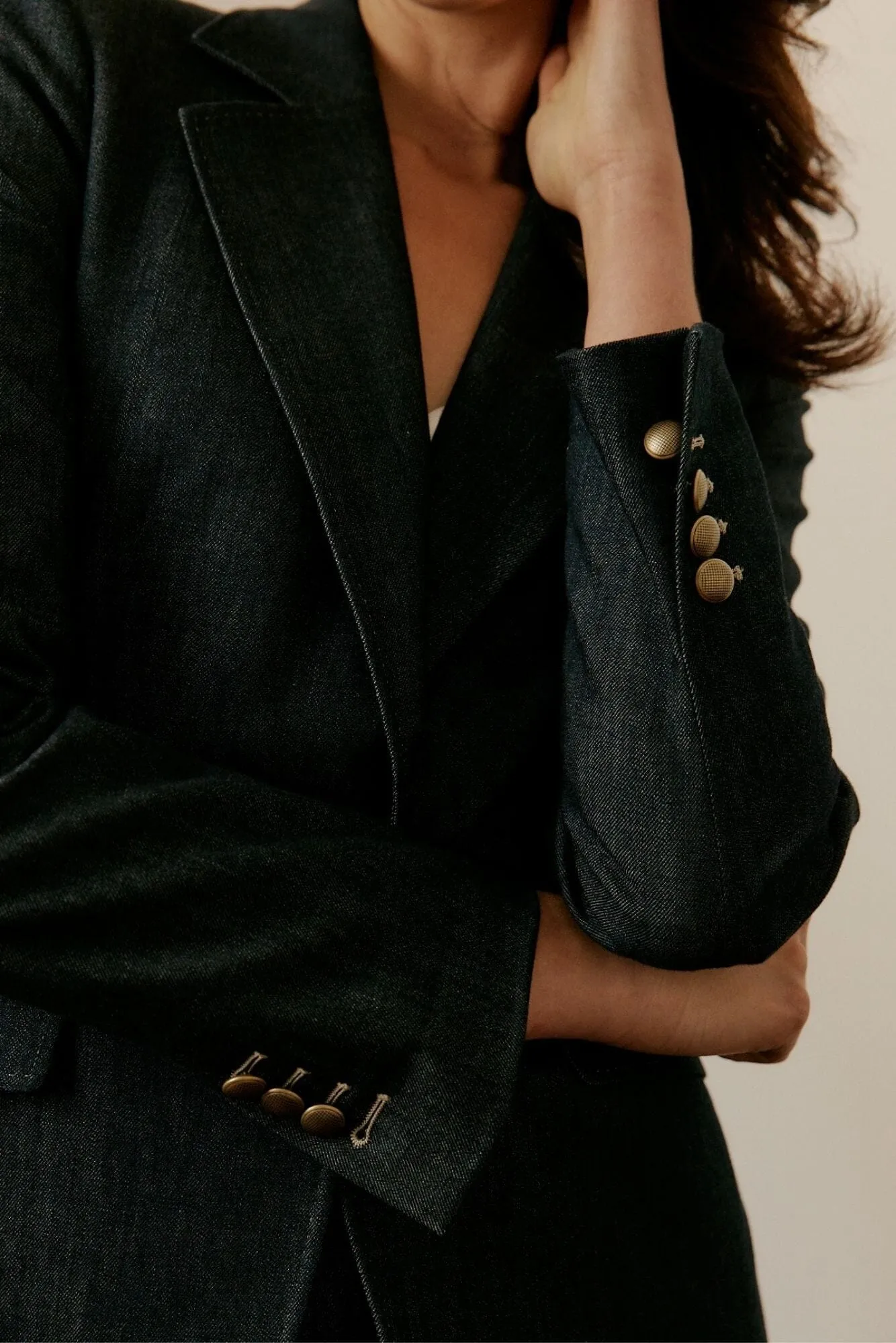 Lily Jacket - Blue Denim Cashmere