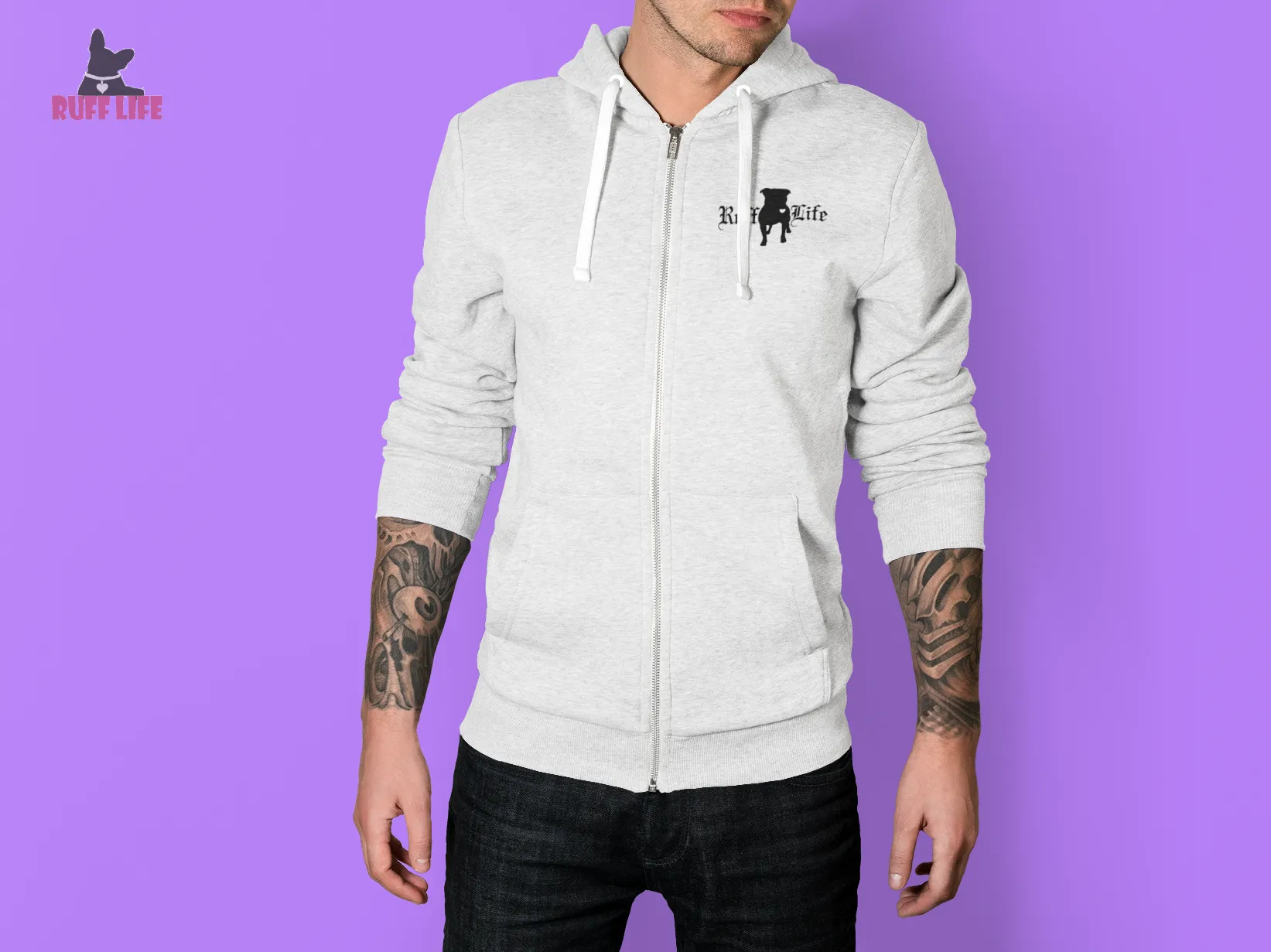 Pitty Zip Up Hoodie (Available in several colors)