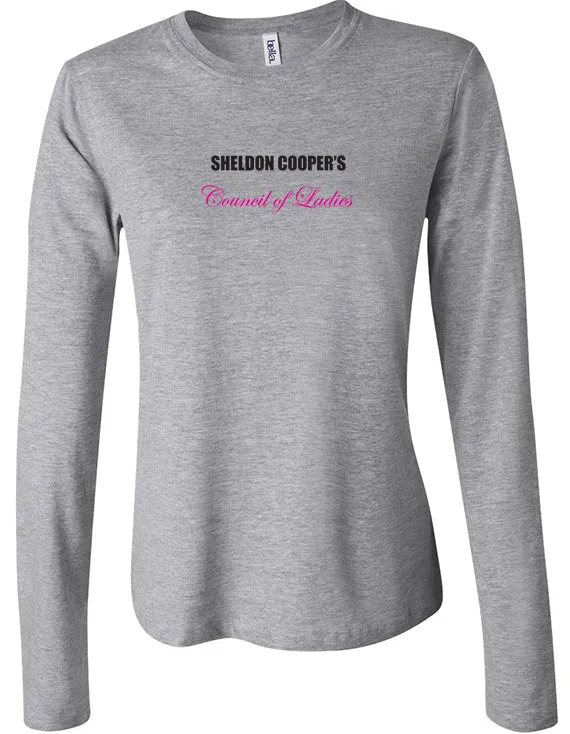 Sheldon Cooper's Council of Ladies T-shirt